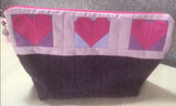 Adorable Heart patchwork pouch