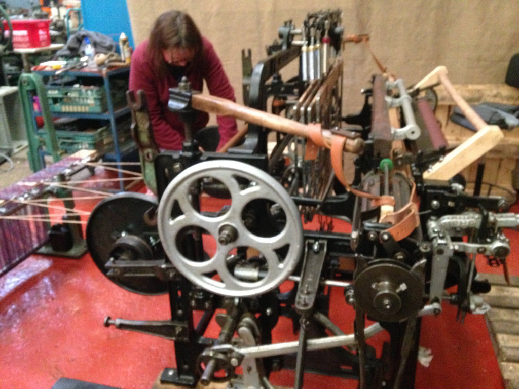 Our second Hattersley loom is at last up and running.