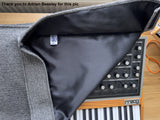 Moog One Synthesizer Dust Cover in black vinyl