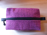 Pink Tweed Boxed Zipper Case