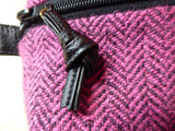 Pink Tweed Boxed Zipper Case