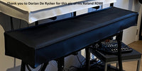 Cubiertas antipolvo para sintetizador Roland en vinilo negro: para piano Juno DS88, RD88, A70 o RD150