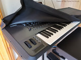 Cubierta antipolvo para sintetizador Yamaha Montage 6, 7 u 8 en vinilo negro