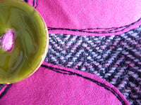 Bolsa de proyecto con cordón LIBERTY-TWEED-APPLIQUE Tejer, crochet, cosméticos.
