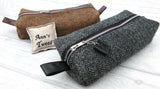 Tweed Toiletry Bag in two colours