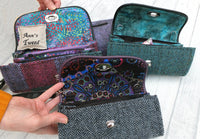 Necessary Clutch Purse in 3 Tweed variations